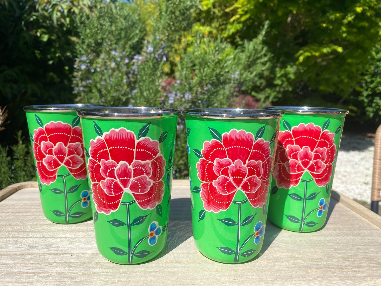 Set of 4 Tumblers from Kashmir