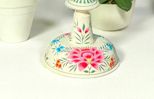 Floral Candleholder from Kashmir
