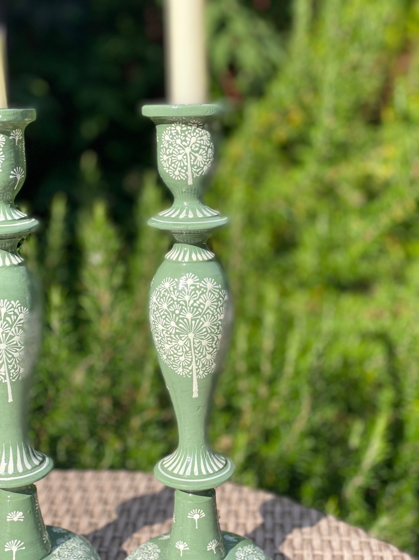 Floral Candleholder from Kashmir