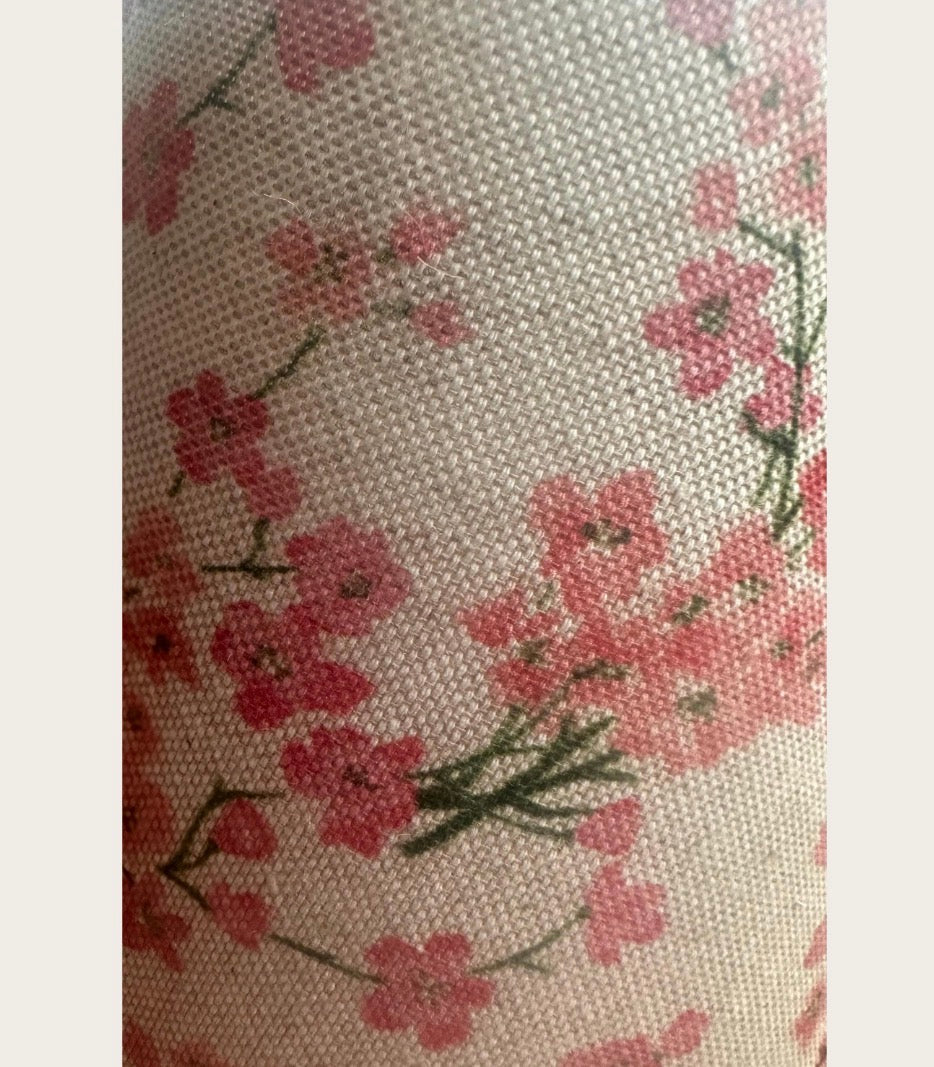 Cherry Blossom Clip-on Lampshade | Pink Floral Wall Light Shade