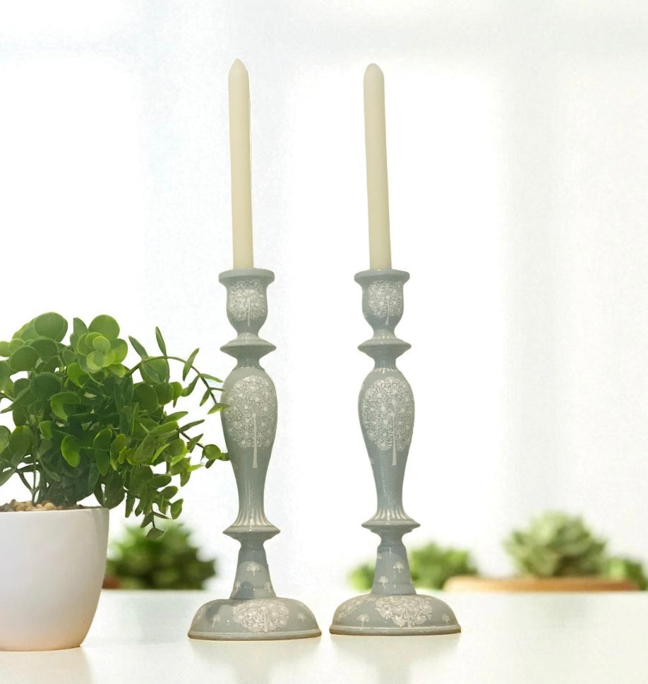 Floral Candleholder from Kashmir