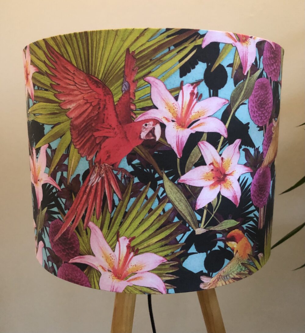jungle-lily-lampshade-with-red-parrot