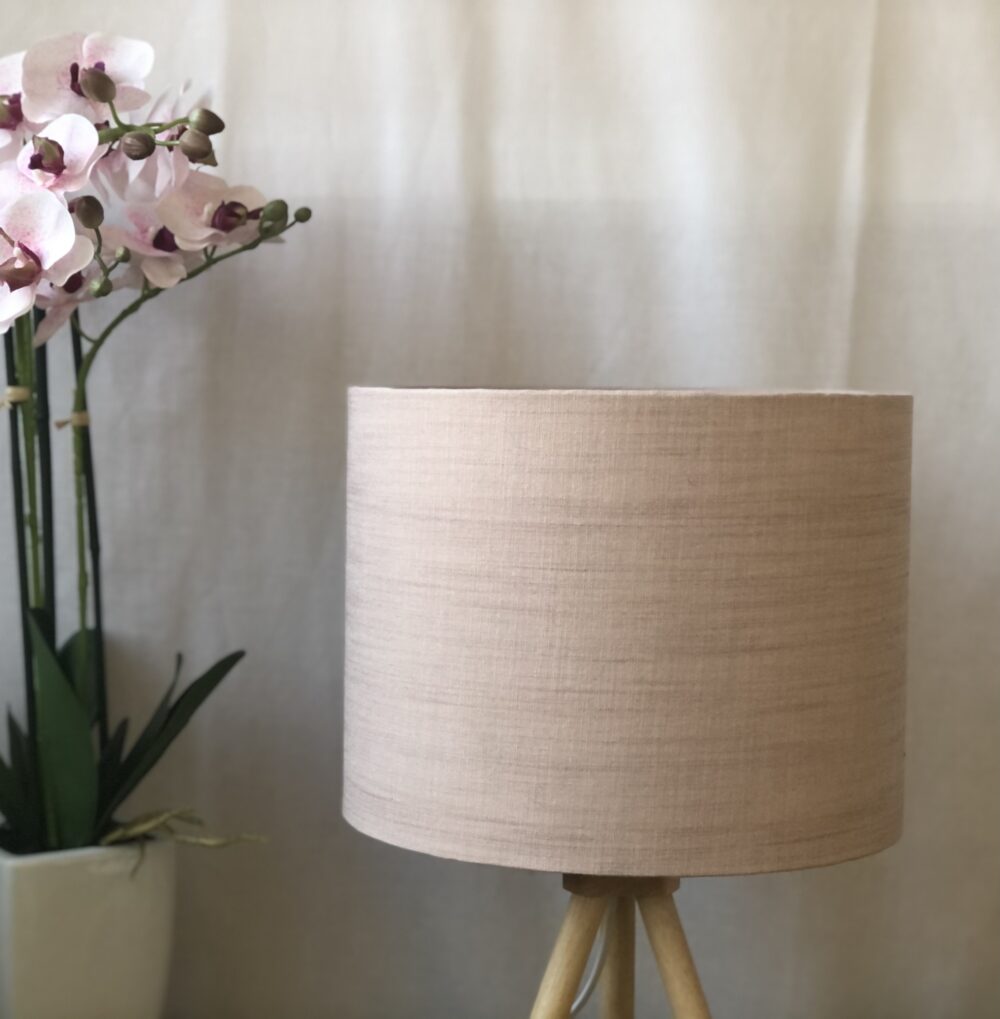 *pale pink lampshade