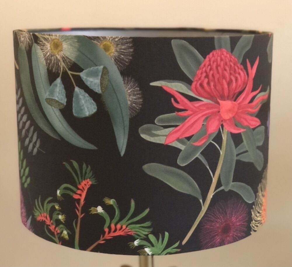 black-floral-lampshade-with-australian-botanicals