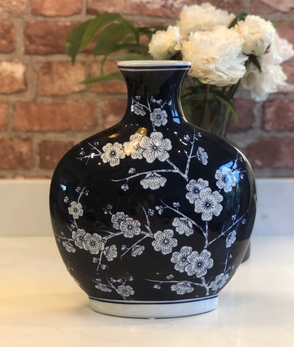 *chinese vase with cherry blossom design